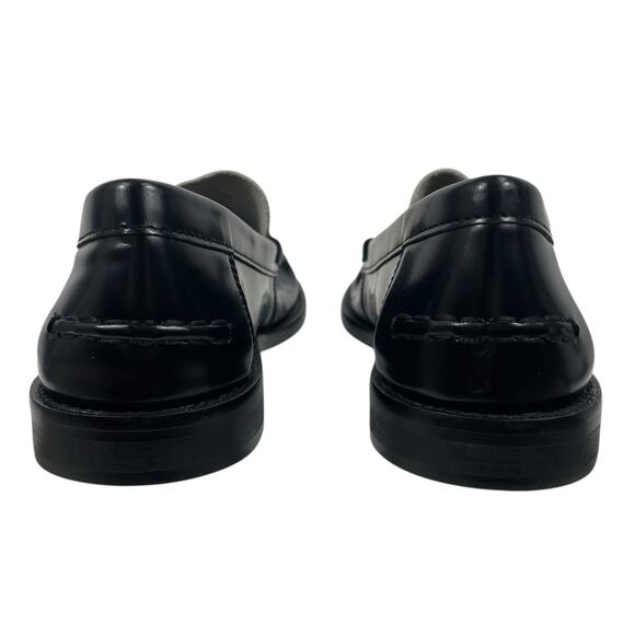 Mango Two Tone Leather Penny Loafer Black & White Size 39/ 8.5 - Picture 8 of 12